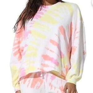 Electric & Rose Tie Dye Neil Crew Neck Sweatshirt
